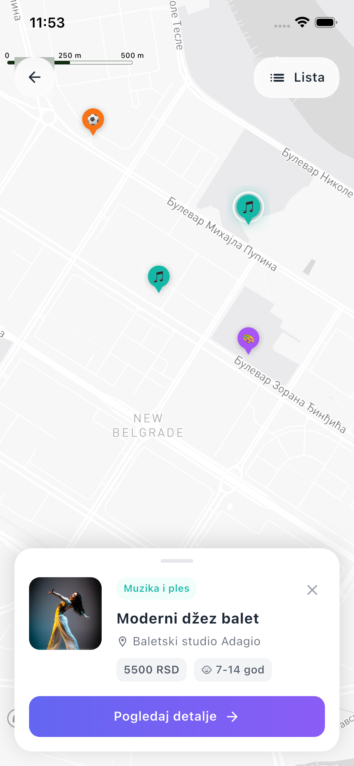 Igralište app screenshot
